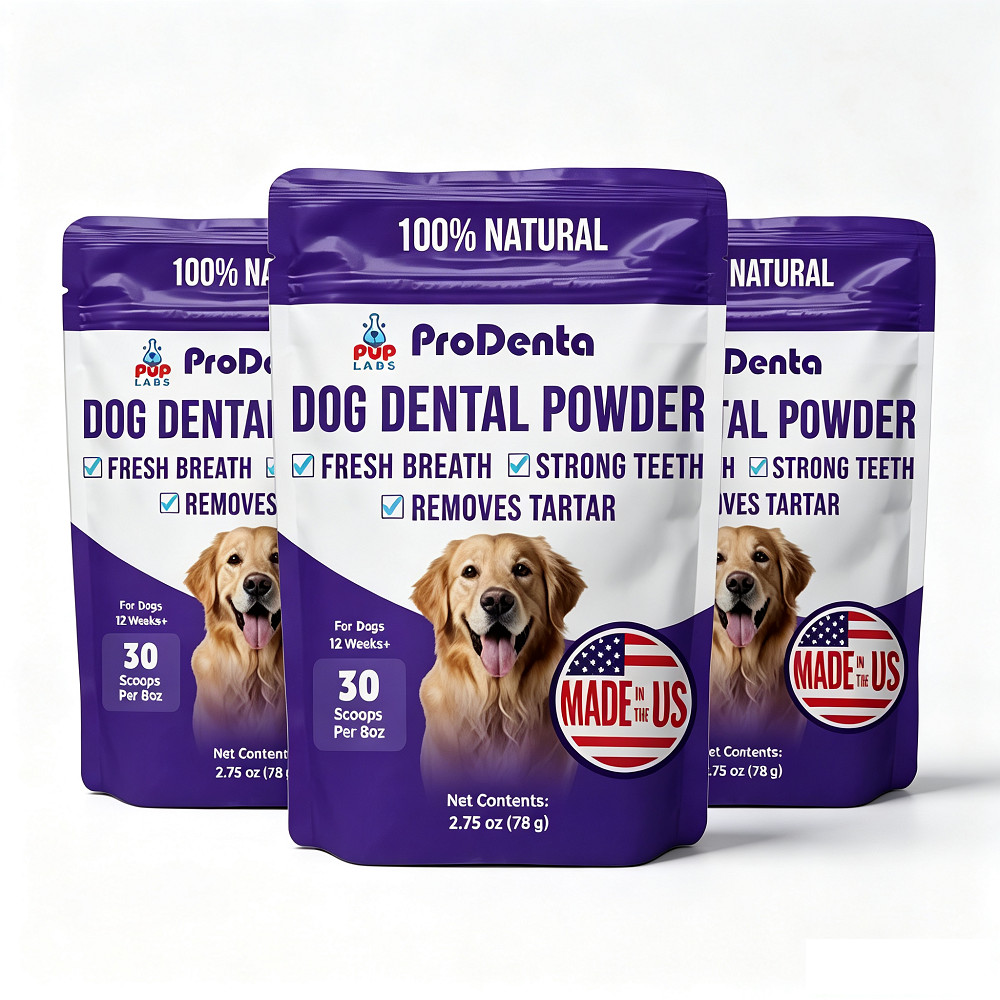 3packs ProDenta Dog Dental Powder for Teeth 30 Scoops 2.75oz