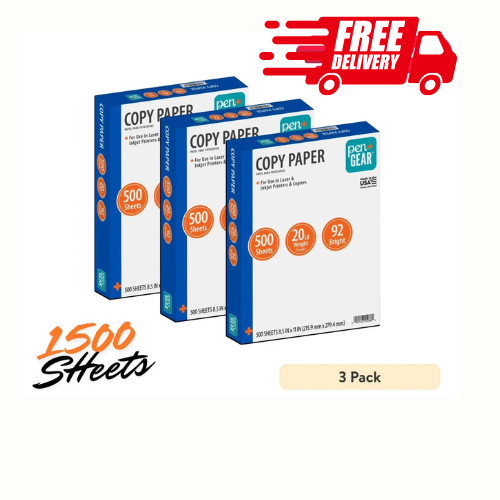 1500 Sheets - Copy Paper, 8.5