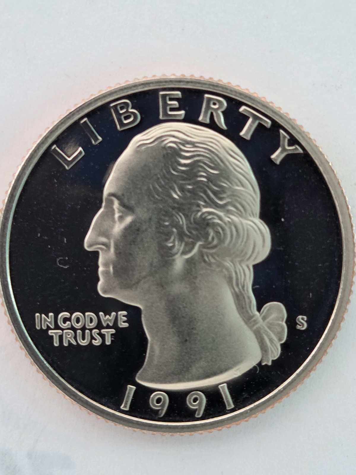 1991-S United States, Proof Washington Quarter