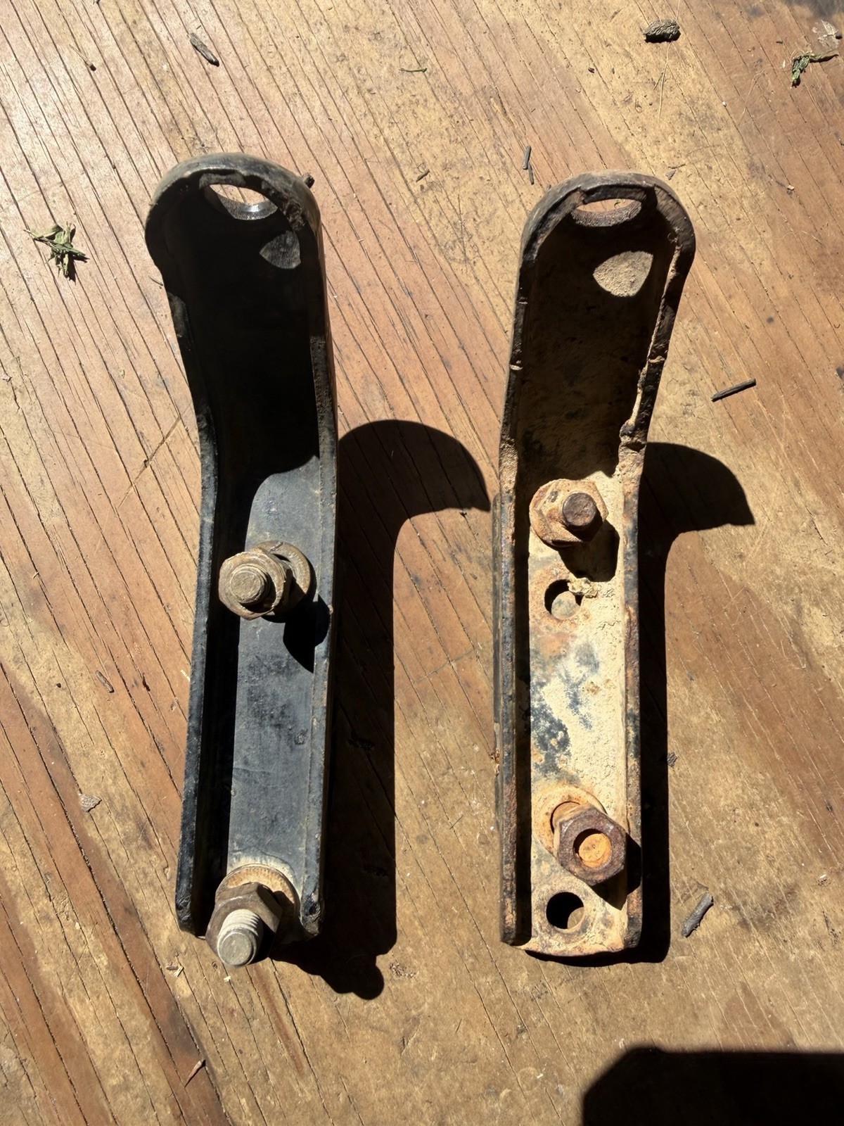 OG Vintage GM Accessory Fog Light Brackets Pair Clamp On 1930’s -50’s
