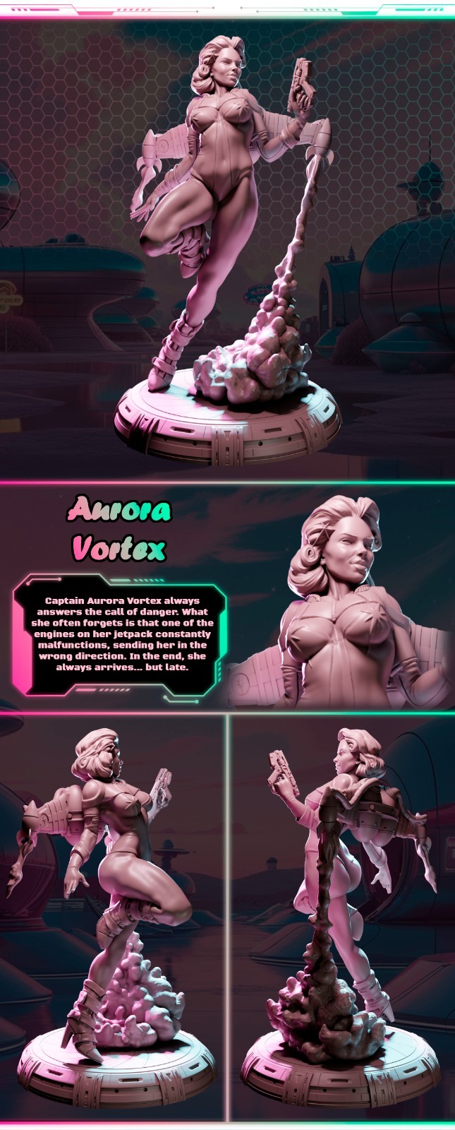 Aurora Vortex | Ladies of Nuke City | 75mm