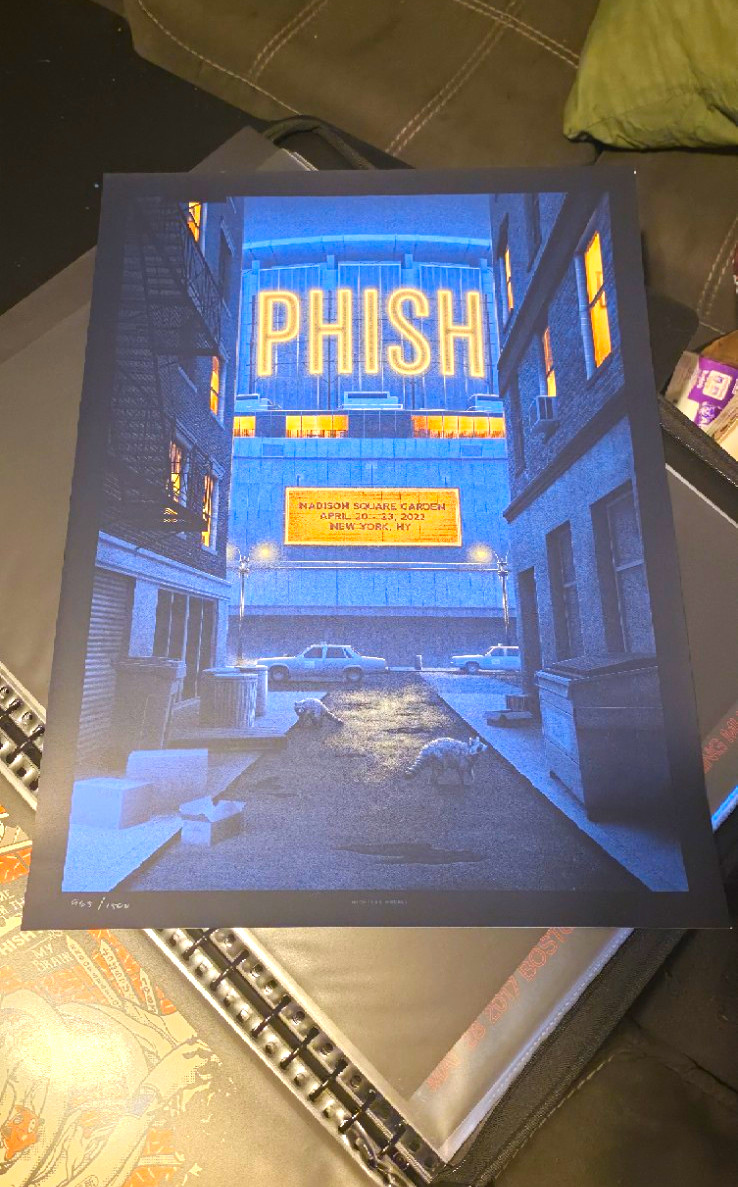 Phish Madison Square Garden New York NY Apr 20-23 2022 Poster Print 006/100 Phish Madison Square Garden New York NY Apr 20-23 2022 Poster Print 006/100