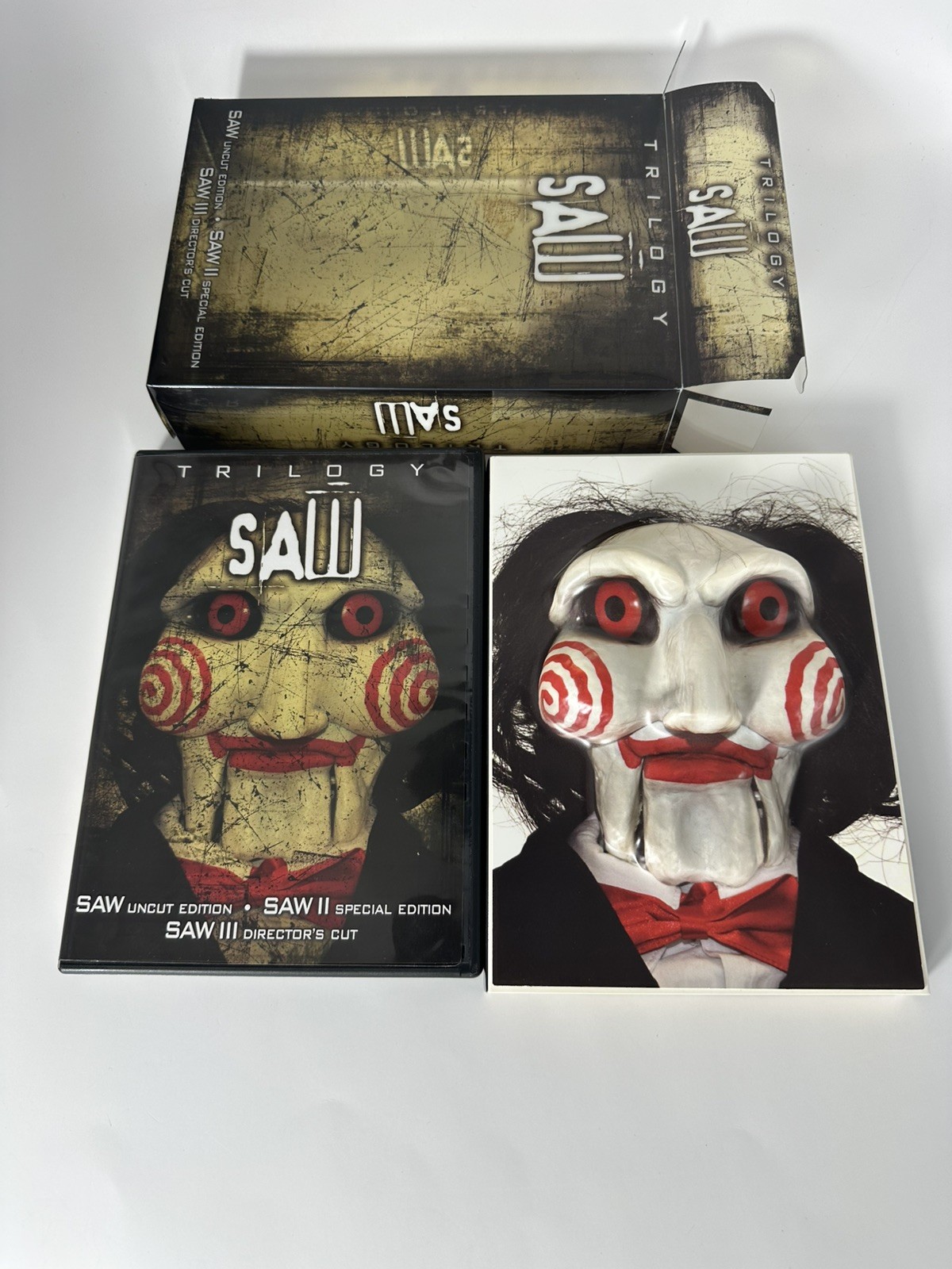 SAW Trilogy DVD Set SAW Uncut Edition- SAW II Special Ed.- SAW III Directors USA