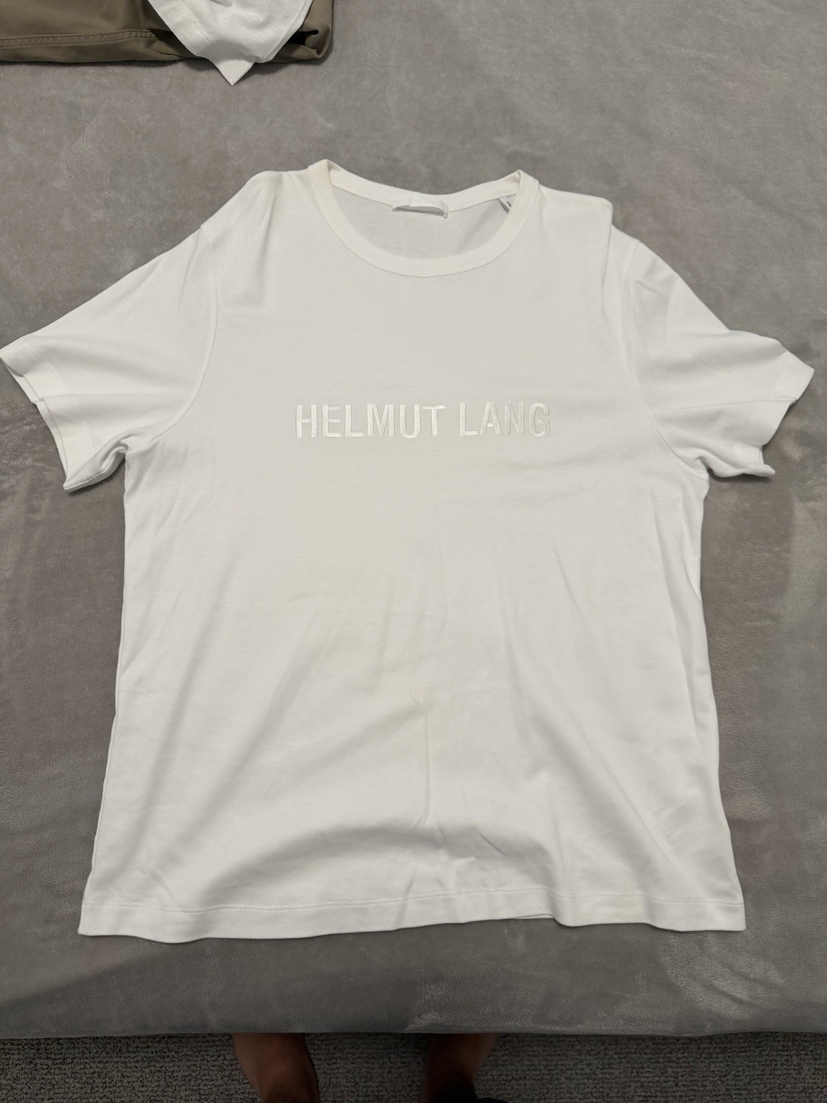 Helmut Lang HLM75336 Size M Men’s T Shirt White