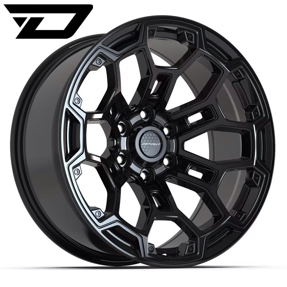 Set(4) DEFIANT Rims DF03 20x9 Gloss Black Rims 6x139.7 -12ET