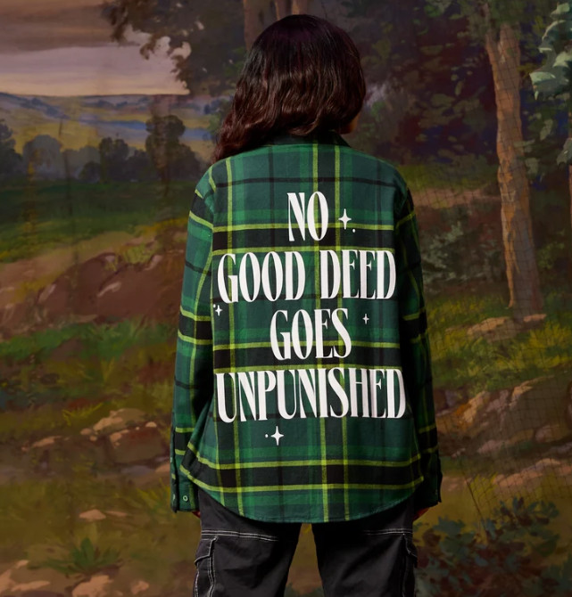 NIP Cakeworthy WICKED ELPHABA FLANNEL II -2X