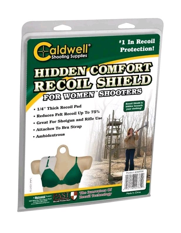 New Caldwell Hidden Comfort Recoil Shield For Women 360000 Shotgun And Rifle Use