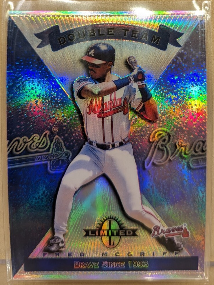 1997 Donruss LIMITED EXPOSURE #105 Fred McGriff Klesko Refractor RARE PARALLEL