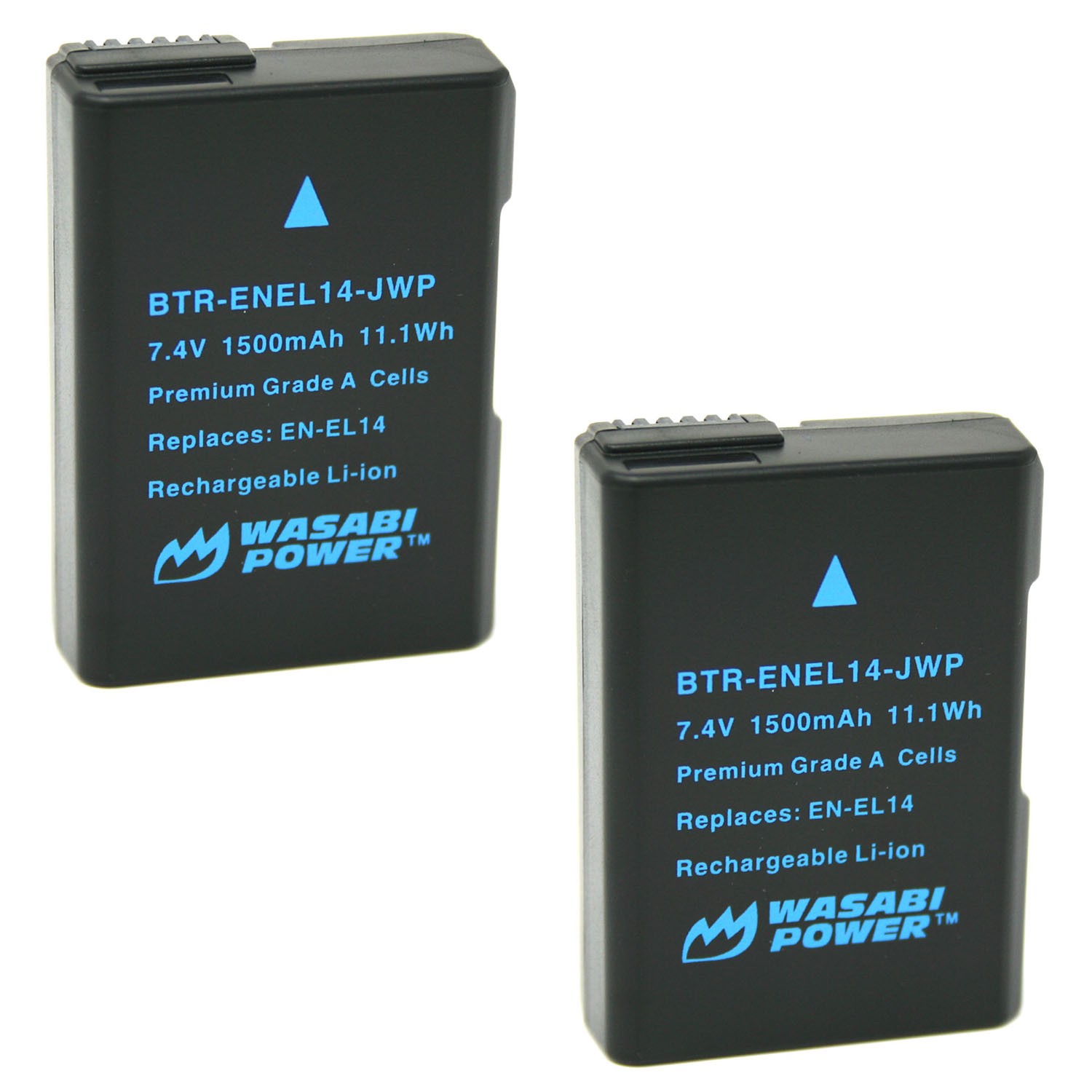 Wasabi Power Battery for Nikon EN-EL14, EN-EL14a (2-Pack) Wasabi Power Battery for Nikon EN-EL14, EN-EL14a (2-Pack)