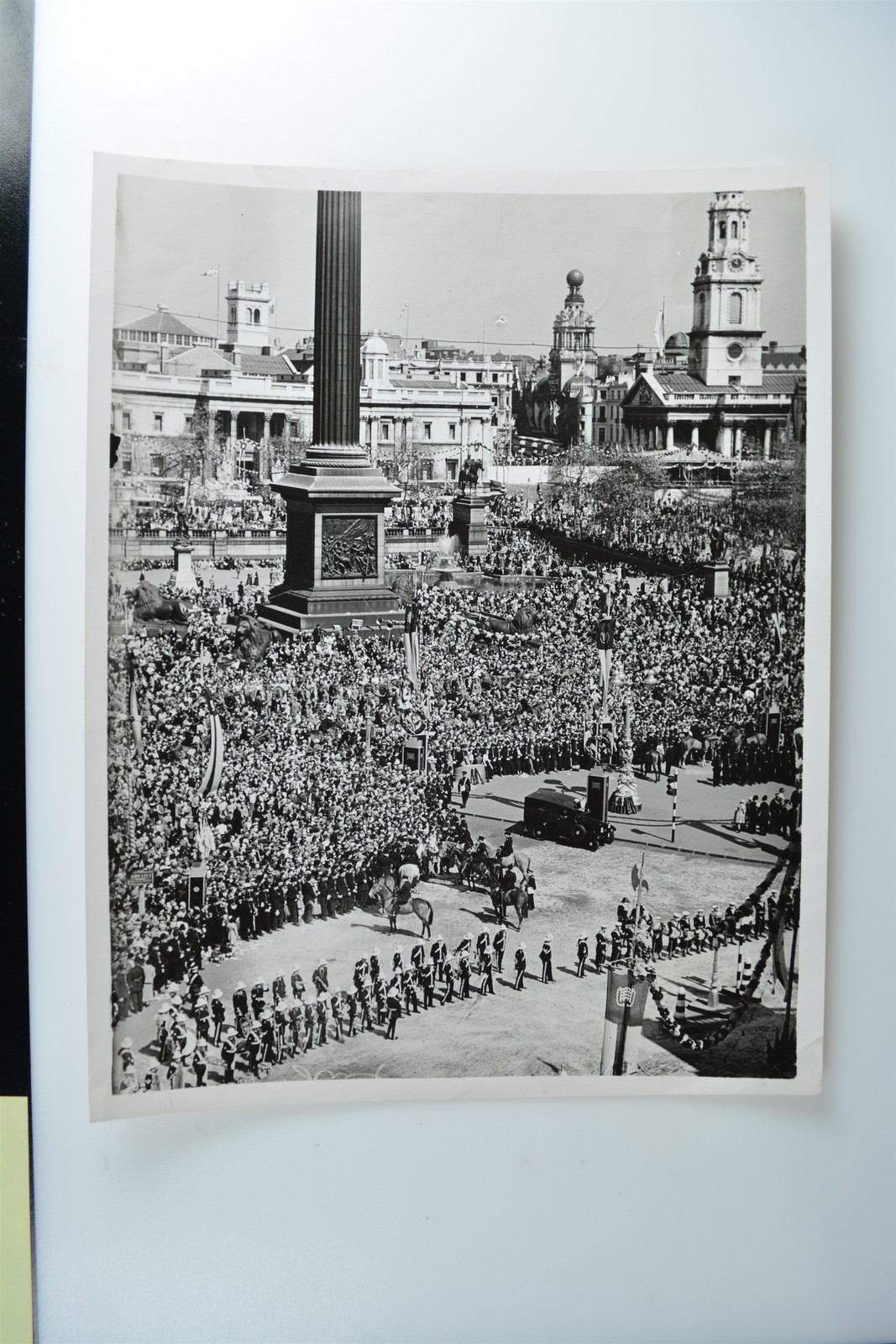 Royal Jubilee Trafalgar Square London Crowd Parade Charles E Brown 1935 Photo