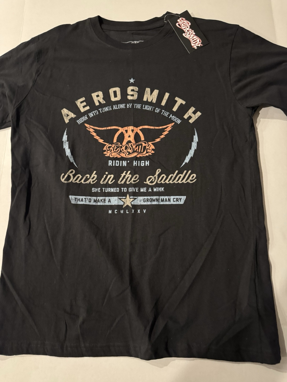 Aerosmith - Back In The Saddle - Black T-shirt