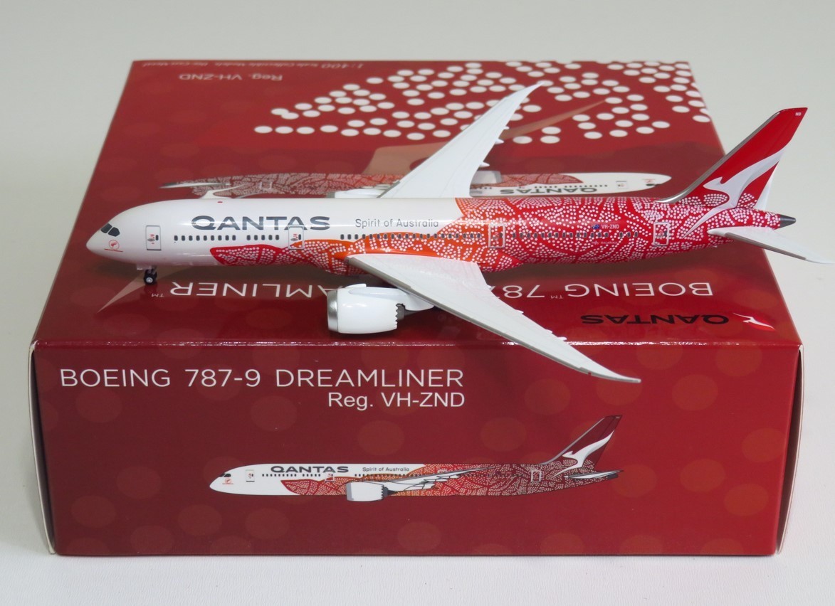 NG Models Lite Qantas B787-9. VH-ZND. BALARINJI. Brand New. 1:400 Scale