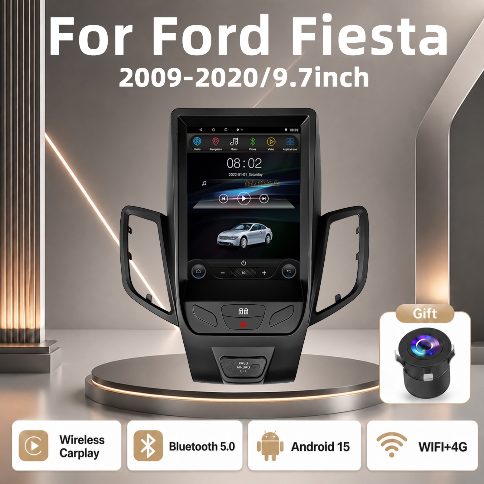 For 2009-2016 Ford Fiesta 9.7