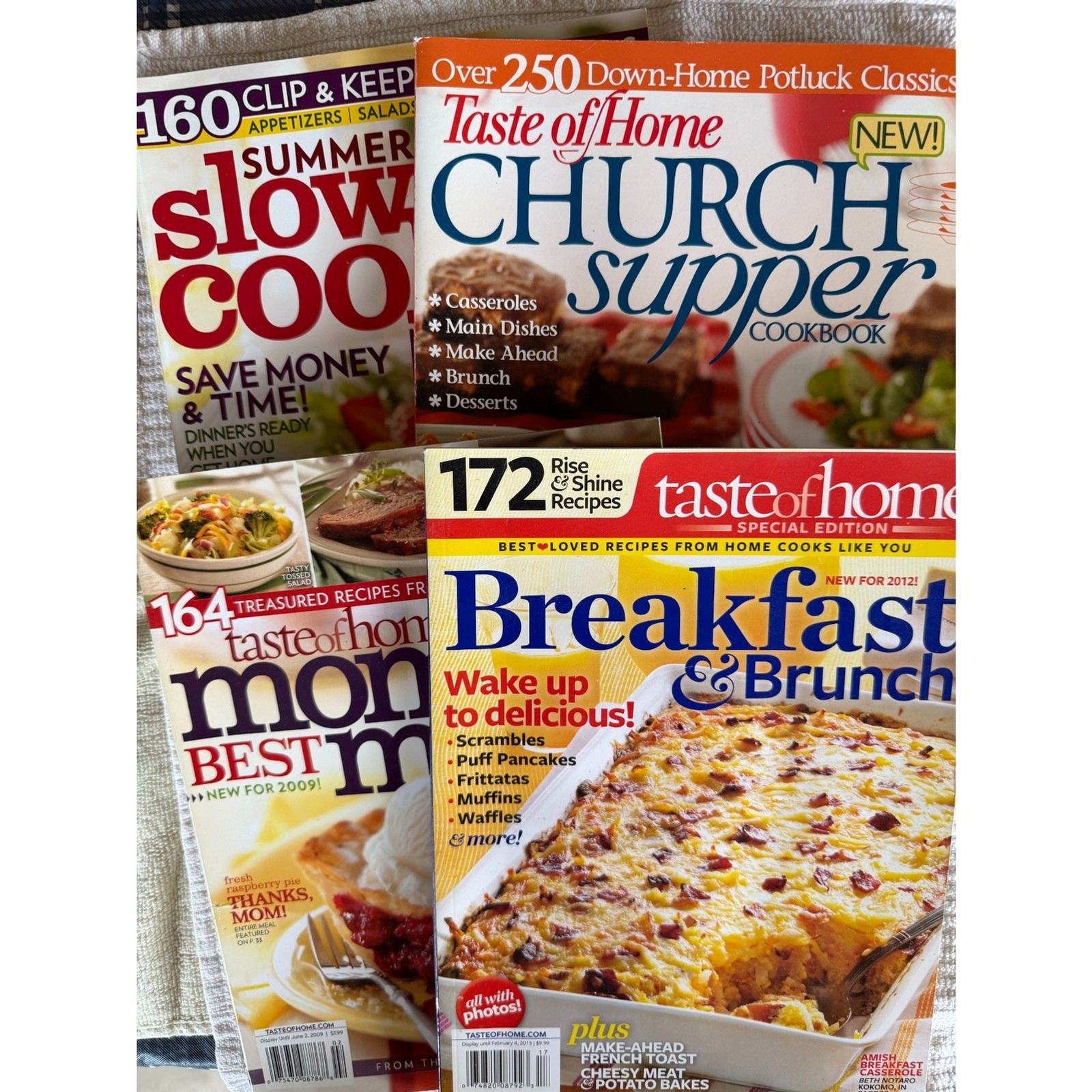 4 Taste Of Home Mini Magazines Cookbooks Lot #4 4 Taste Of Home Mini Magazines Cookbooks Lot #4