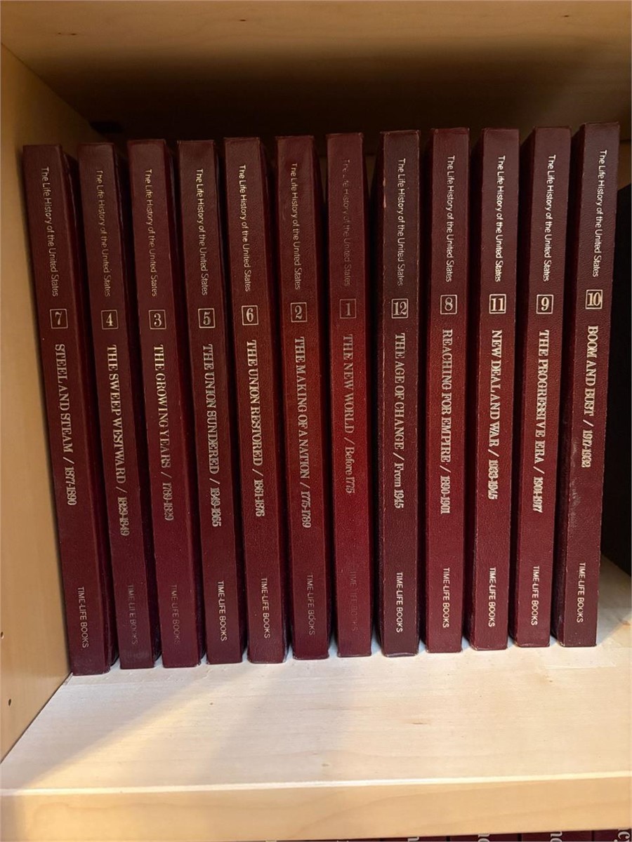 Time Life Books - The Life History of the United States Complete 12 Vol Set
