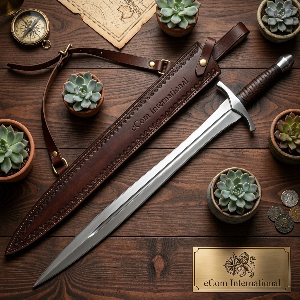 Hand Forged Viking Sword 1095 High Carbon Steel Full Tang Functional Blade
