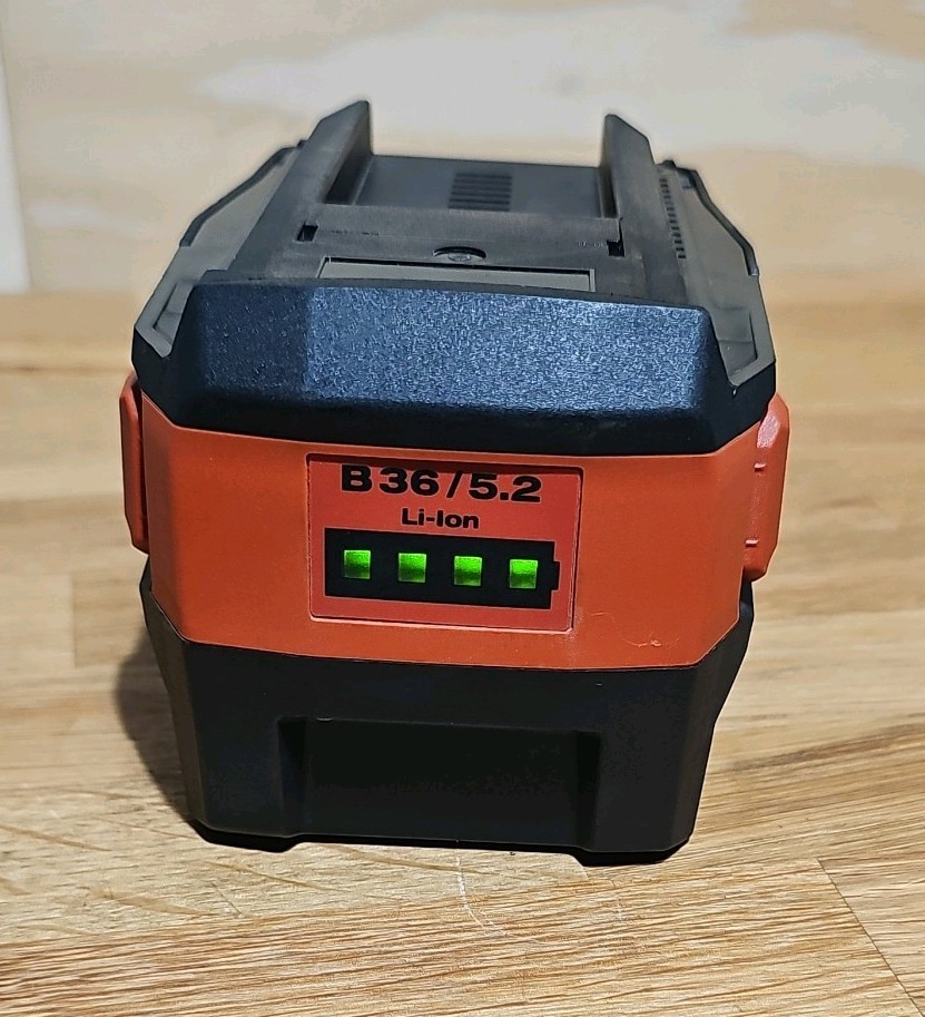 HILTI B36 5.2 36V 5.2 Ah Li-ion High Capacity Lithium Date 2023 