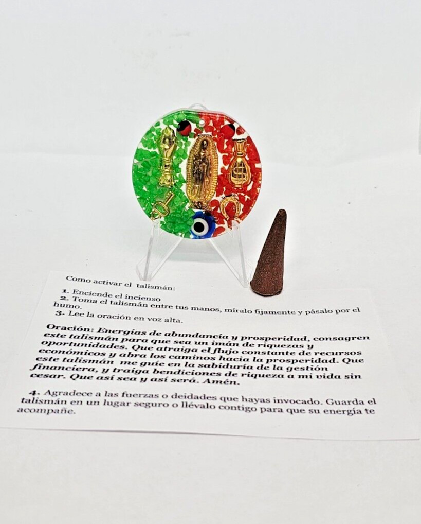AMULETO PODEROSO ATRAE DINERO BUENA SUERTE RAPIDA ENERGIAS POSITIVAS FORTUNA 1PC