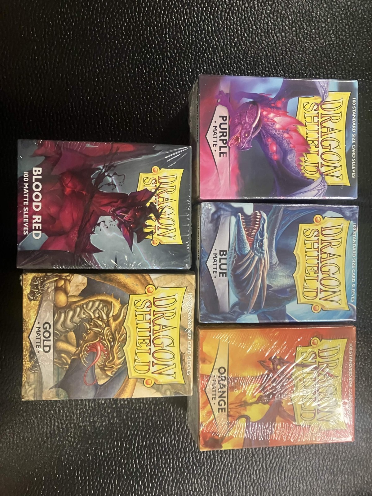 Dragon Shield Matte Deck Sleeves Lot 5 Packs 100ct Protectors Choose Your Bundle