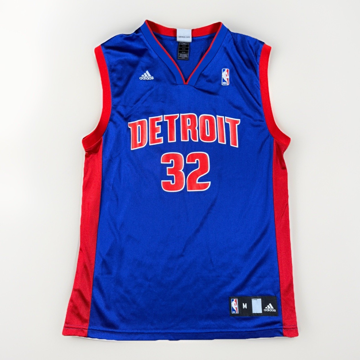 Vtg Richard Rip Hamilton Detroit Pistons #32 Reebok Basketball Jersey Sz Medium 