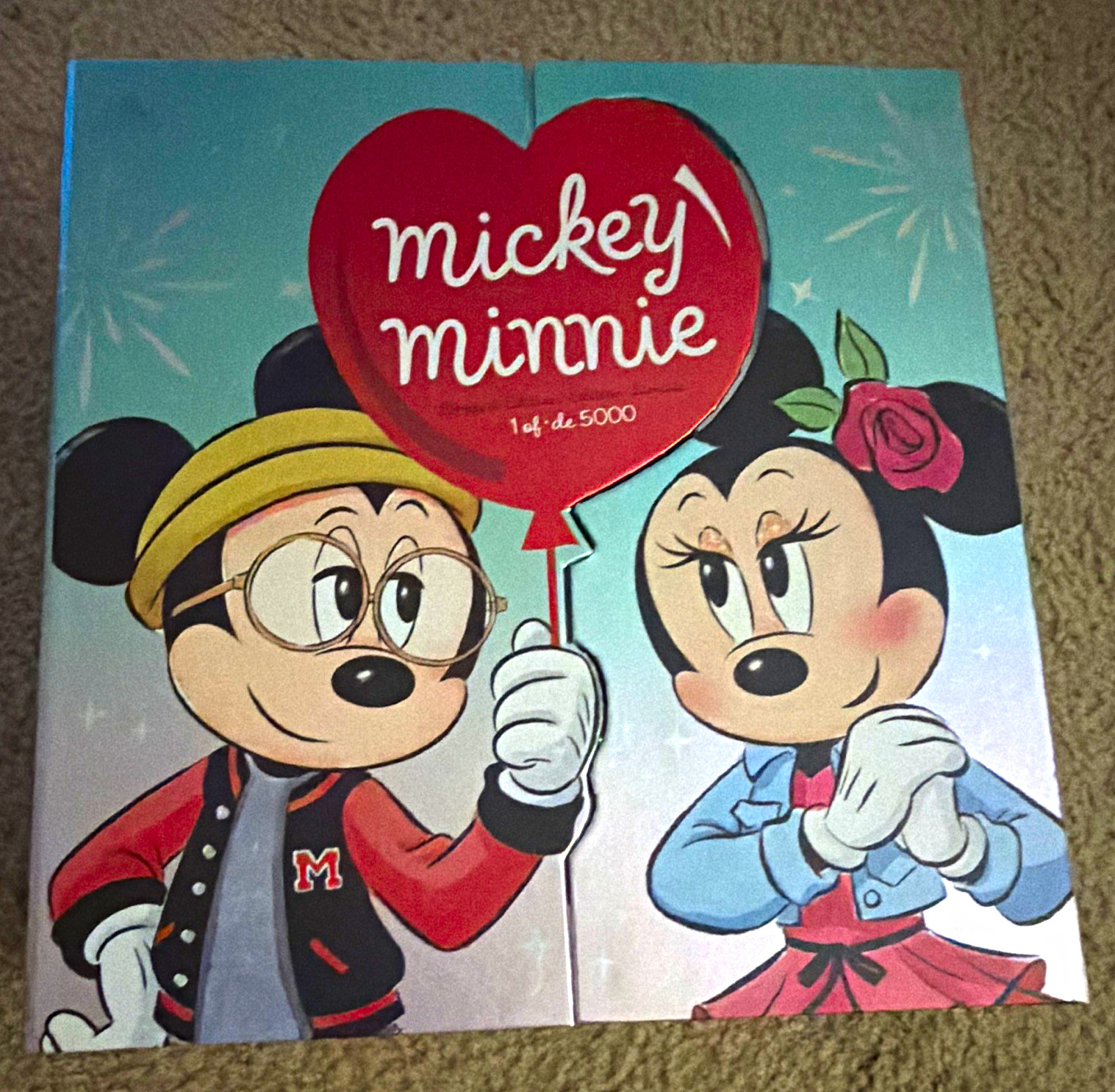 Disney Mickey & Minnie Mouse Limited Edition Plastic Figure Set 2022 1 of 5000
