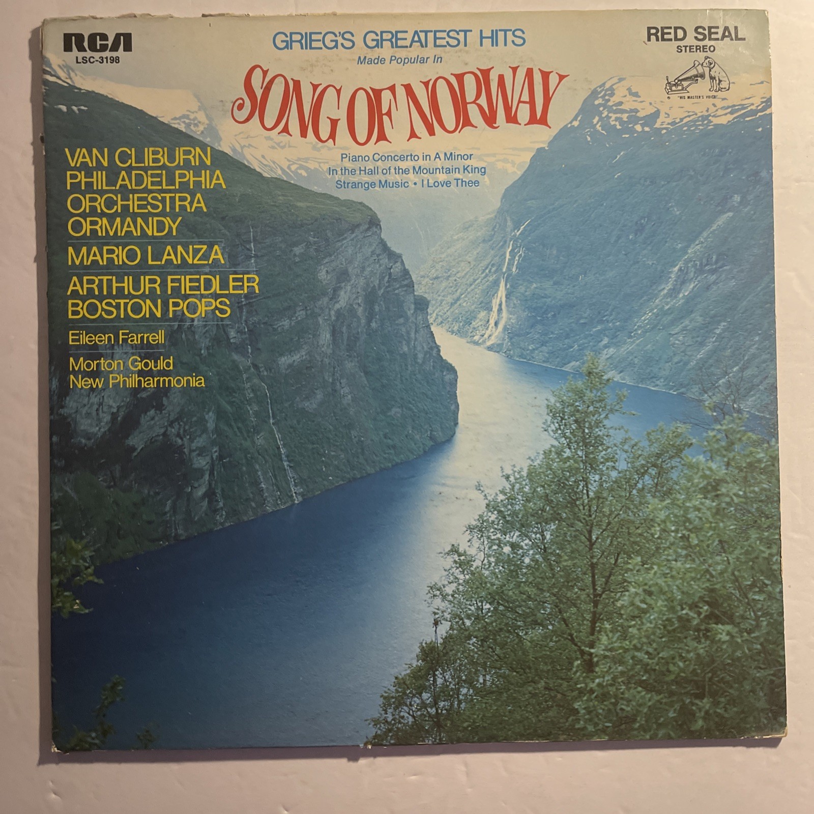 Edvard Grieg - Grieg's Greatest Hits Made Popular in Songs of Norway Vinyl, LP 