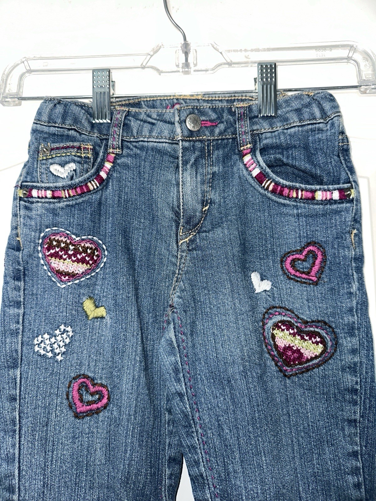 Levi’s Vintage Y2K Embroidered Girls Blue Jeans - Size 6 Levi’s Vintage Y2K Embroidered Girls Blue Jeans - Size 6