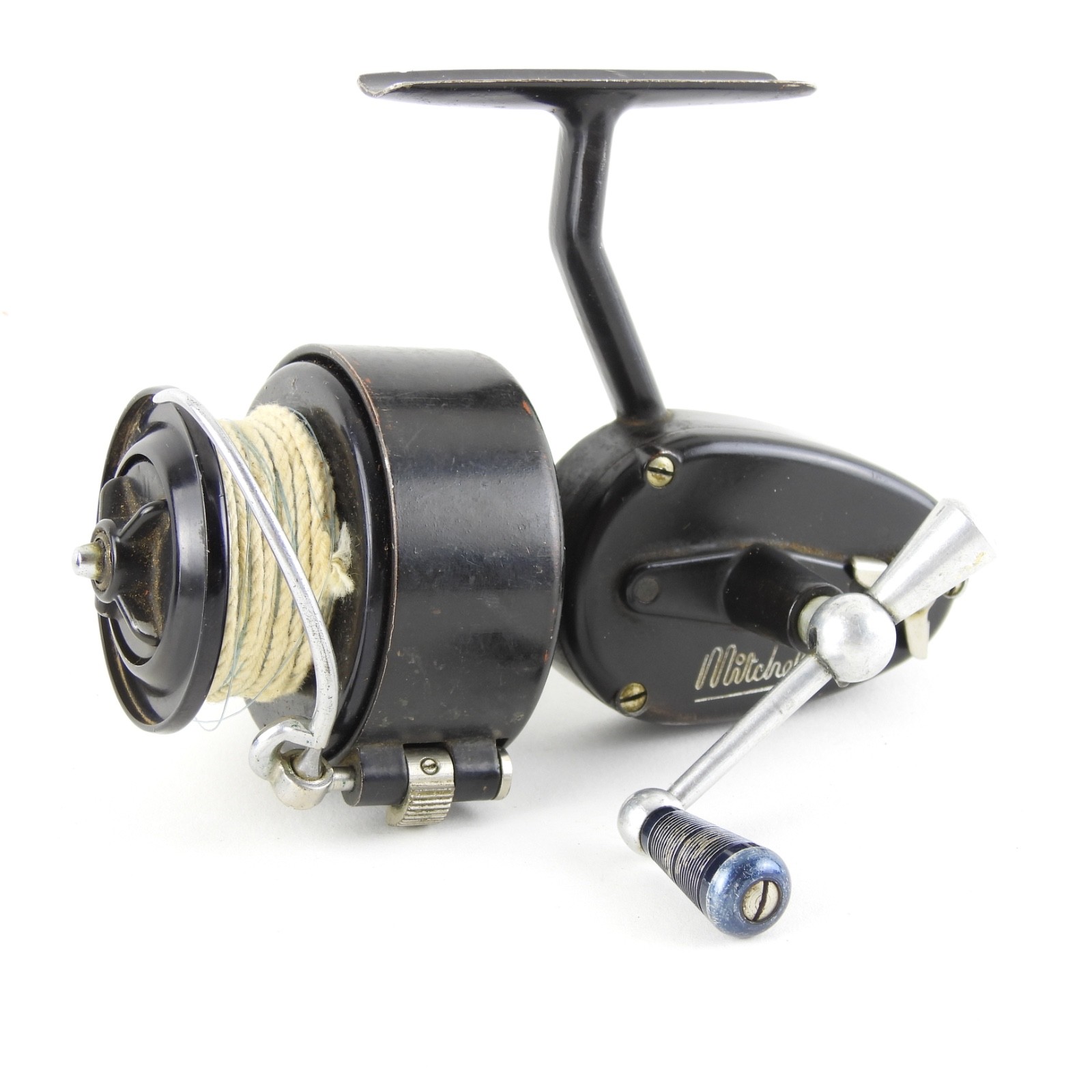 Vintage Mitchell Half-Bail Fishing Reel. Made in France. 