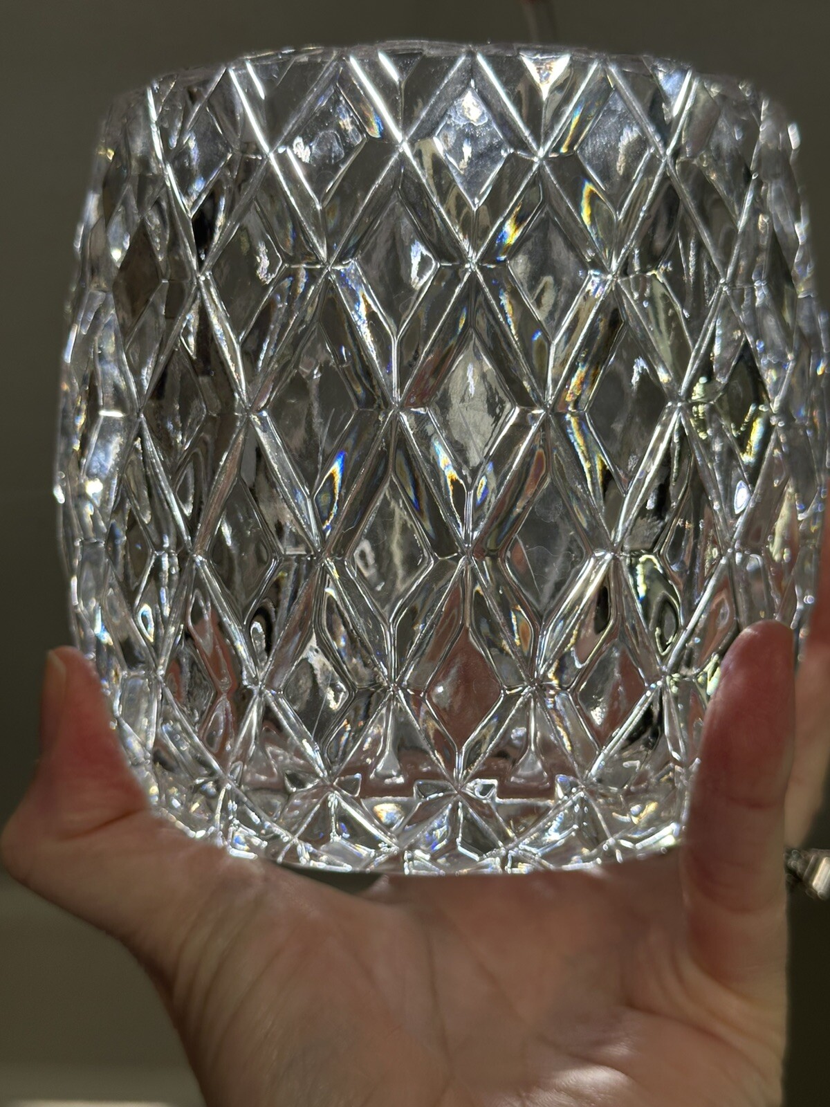 Castillan Imports Crystal Made In Poland Bowl Candy Dish Beautiful Quality VTG