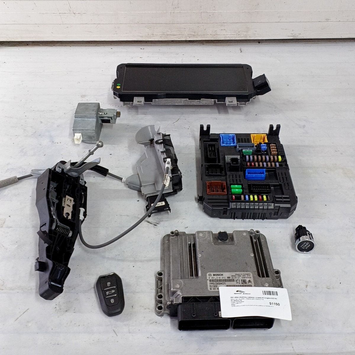 2021-2024 VAUXHALL MOKKA 1.2 MK2 Engine ECU Kit 9842944180 2021-2024 VAUXHALL MOKKA 1.2 MK2 Engine ECU Kit 9842944180