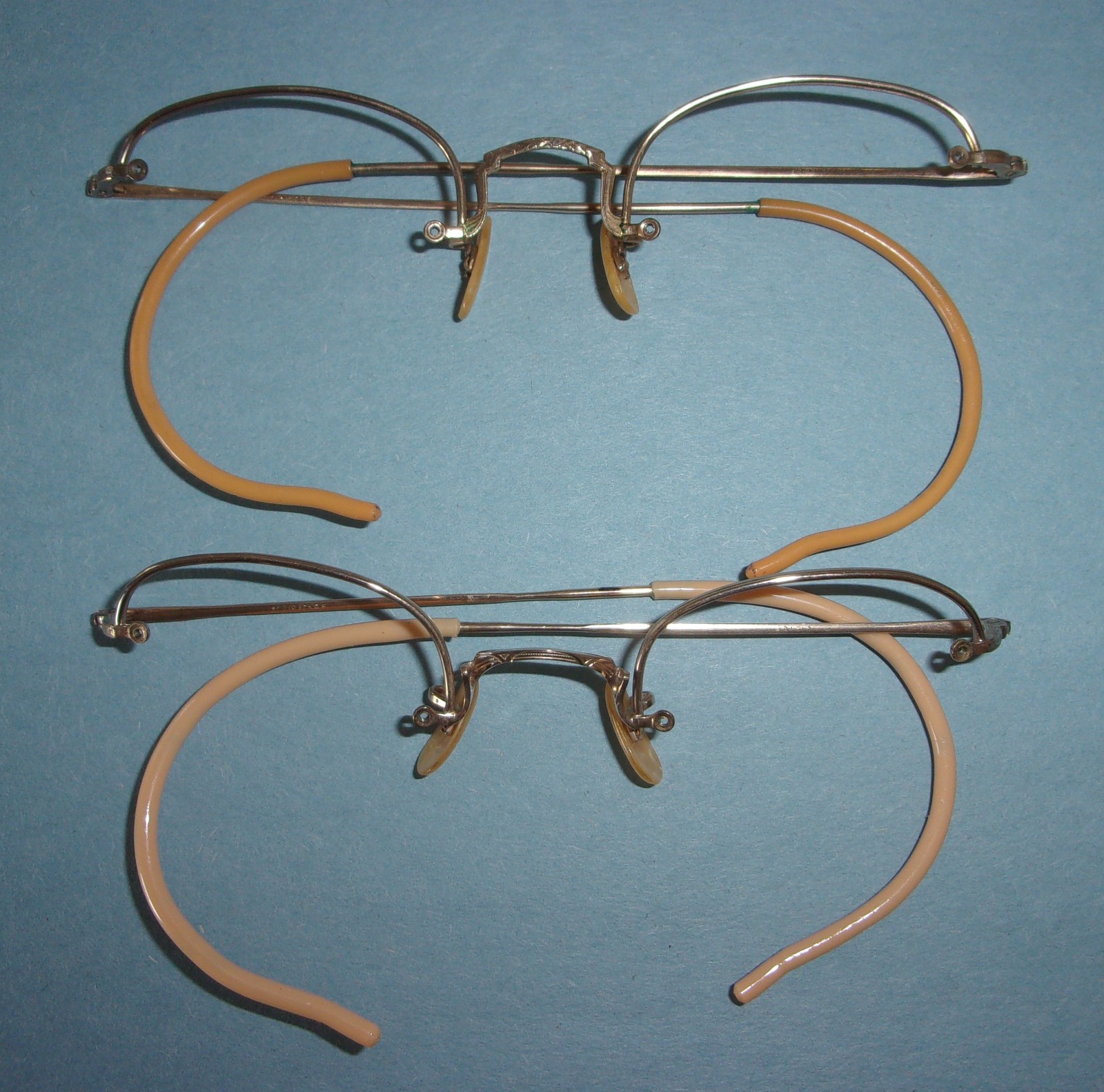 Shuron Vintage Eyeglass Frames 1/10 12K GF Frames Only No Lenses Lot of 2 Shuron Vintage Eyeglass Frames 1/10 12K GF Frames Only No Lenses Lot of 2
