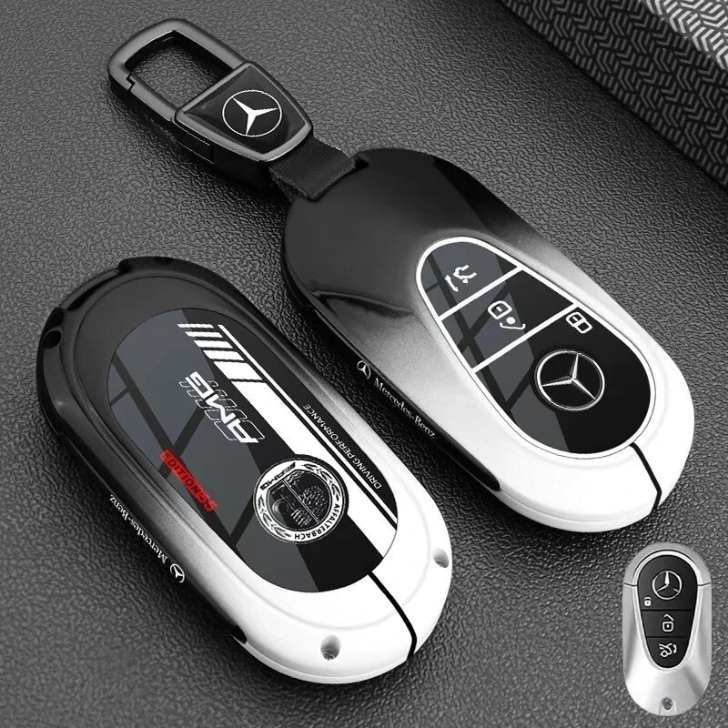 Zinc Alloy Key Fob Case Cover Shell for Mercedes-Benz C E S GLS CLA
