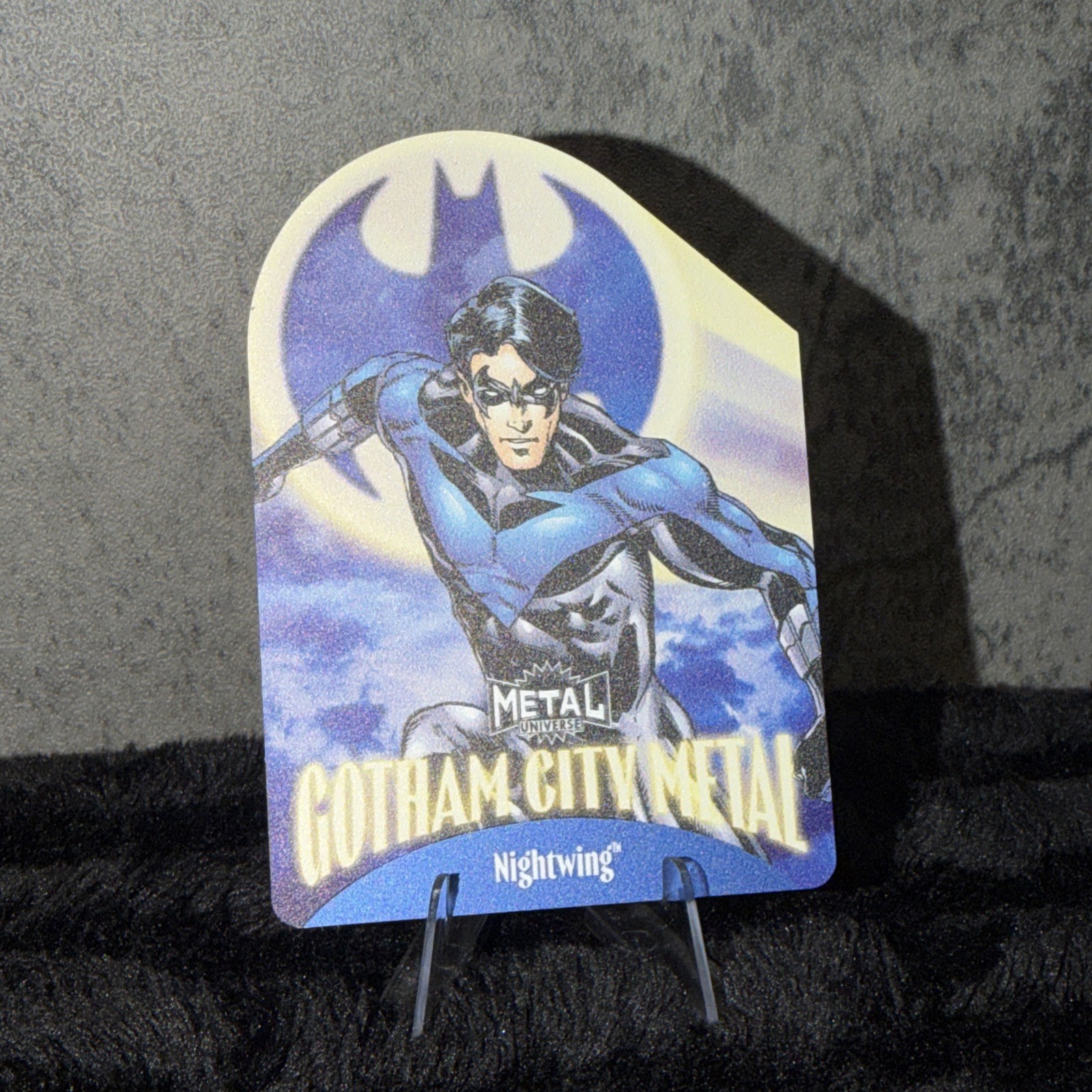 2025 Skybox Metal Universe Batman Gotham City Metal GM-6 Nightwing