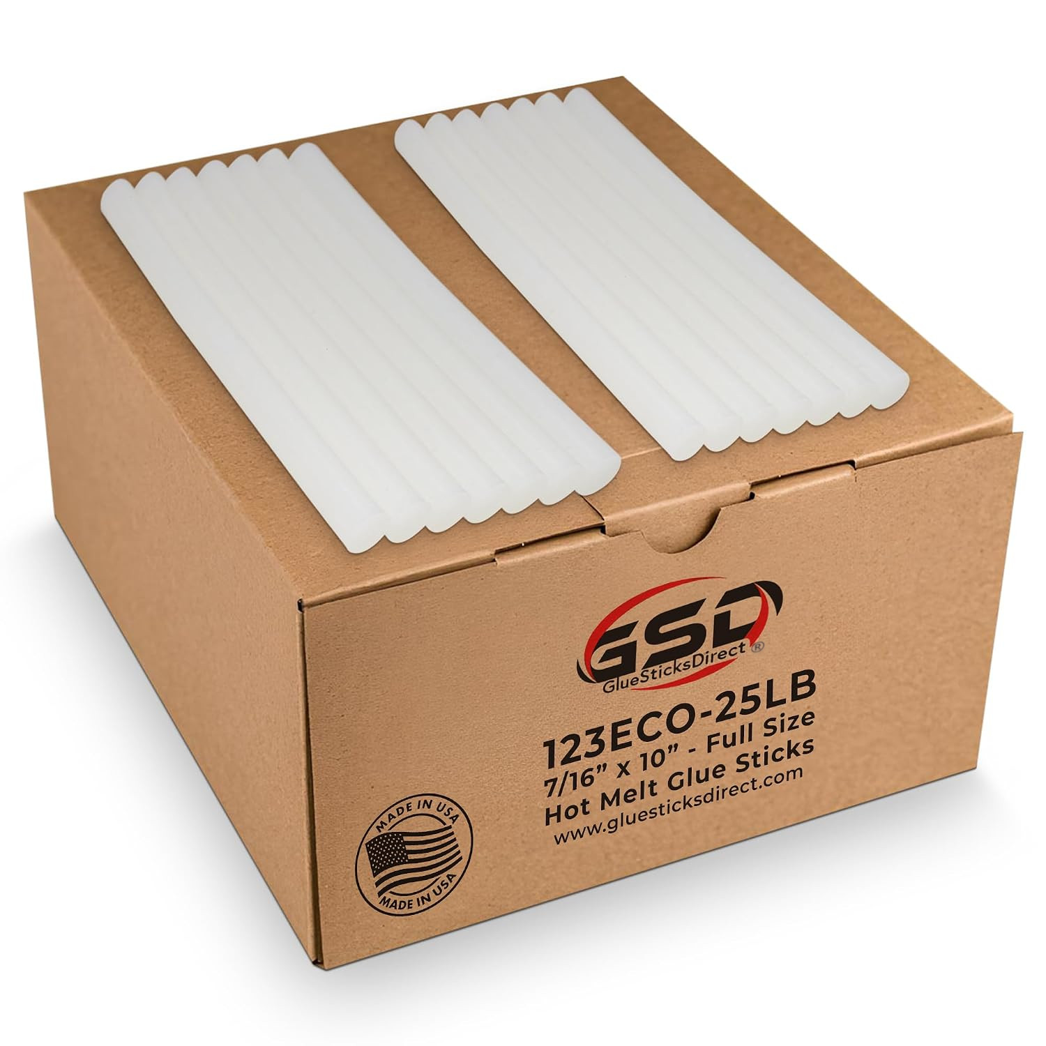 GlueSticksDirect® Economy® Hot Melt Glue Sticks 7/16\