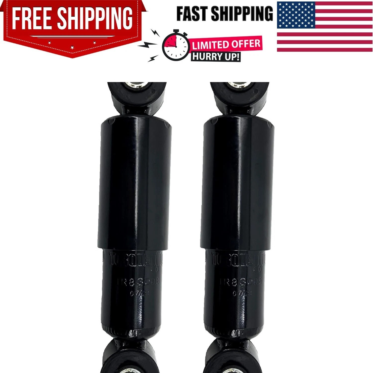 2 PCS Heavy Duty Cab Shock Absorber for Peterbilt 357, 367, 375, 376, 377, 37... 2 PCS Heavy Duty Cab Shock Absorber for Peterbilt 357, 367, 375, 376, 377, 37...