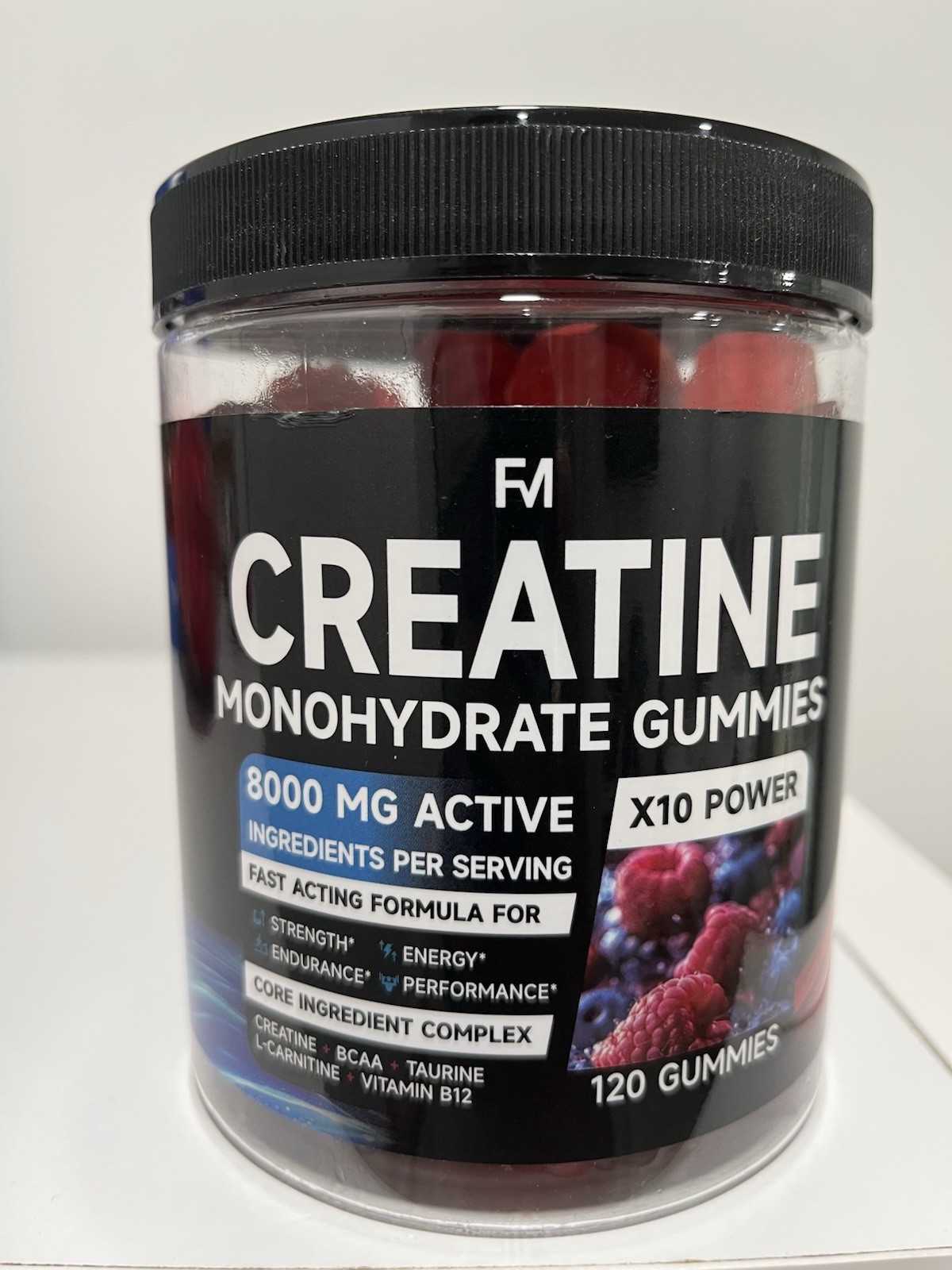 Fm Creatine Monohydrate Gummies 80mg Active 120 Gummies Fm Creatine Monohydrate Gummies 80mg Active 120 Gummies