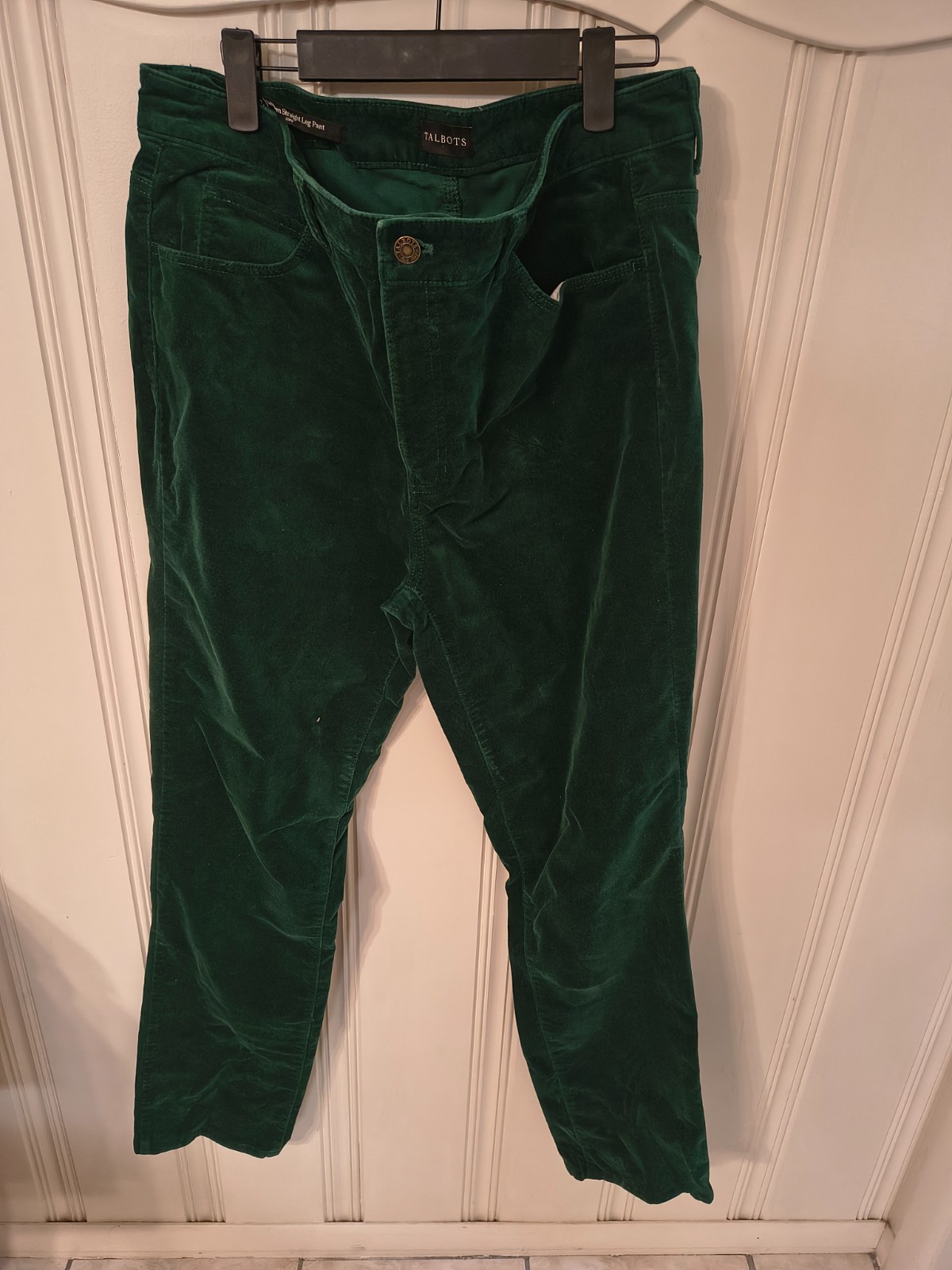 Talbots Velveteen Straight Leg Pants