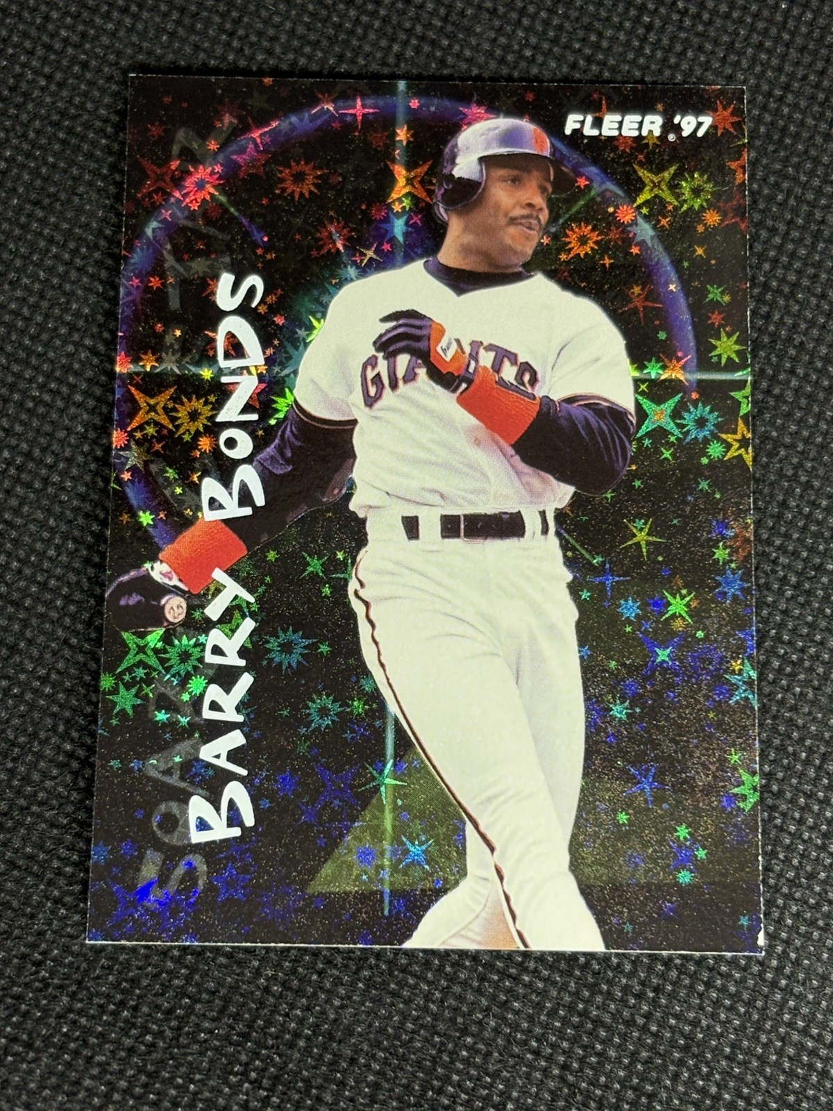 1997 FLEER BARRY BONDS SOARING STARS INSERT SP #2 GIANTS 1997 FLEER BARRY BONDS SOARING STARS INSERT SP #2 GIANTS