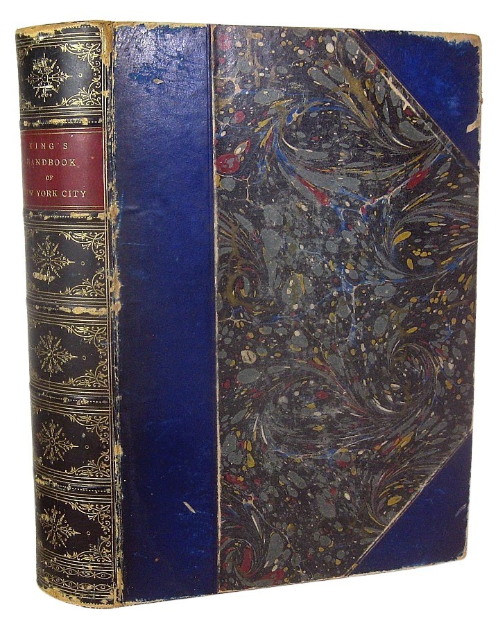 1892 1st KING\'S NEW YORK CITY Publisher\'s Presentation Copy SIGNED BY MOSES KING