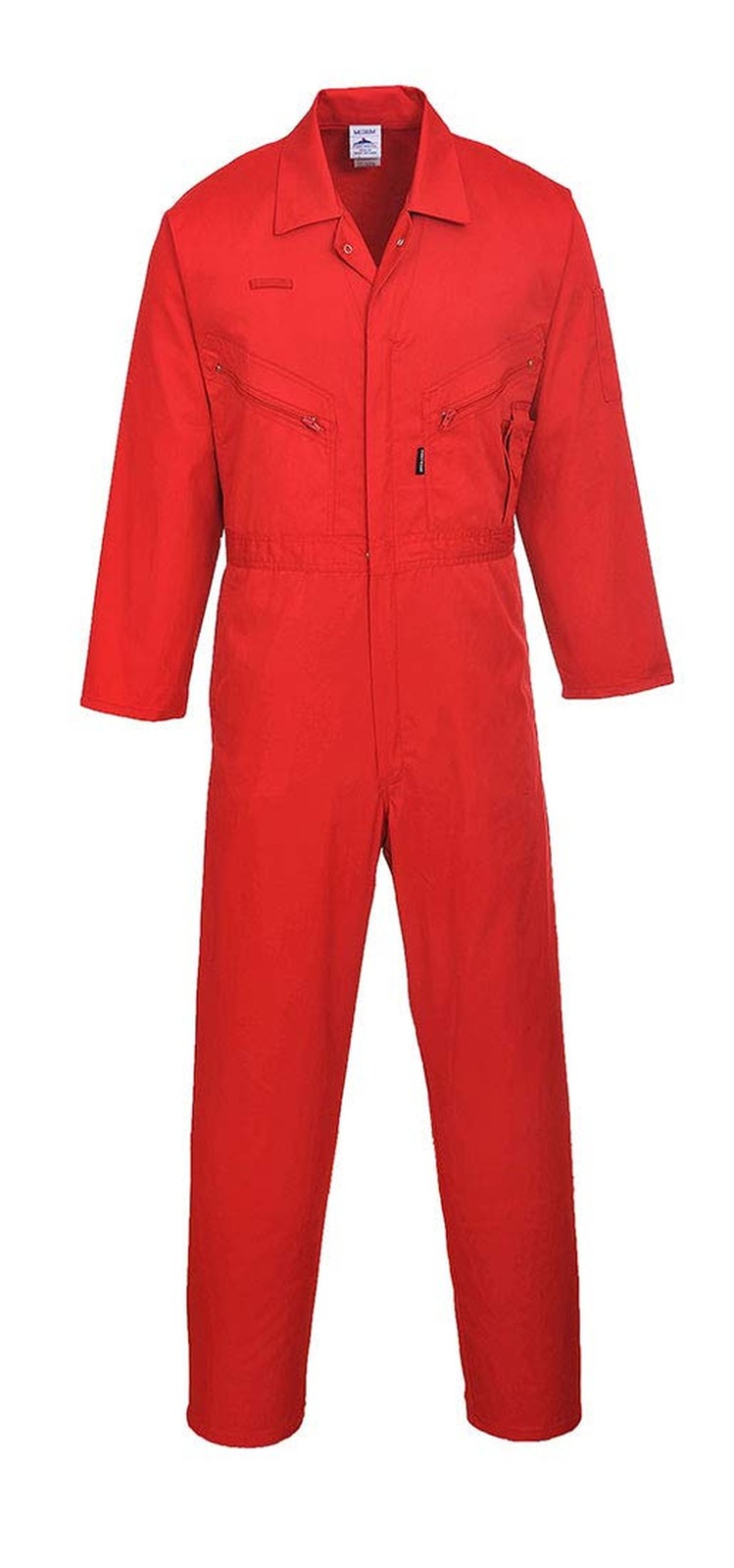 Portwest C813 Liverpool Zipper Coverall with Front Snap Closure and 2 Way Zip...