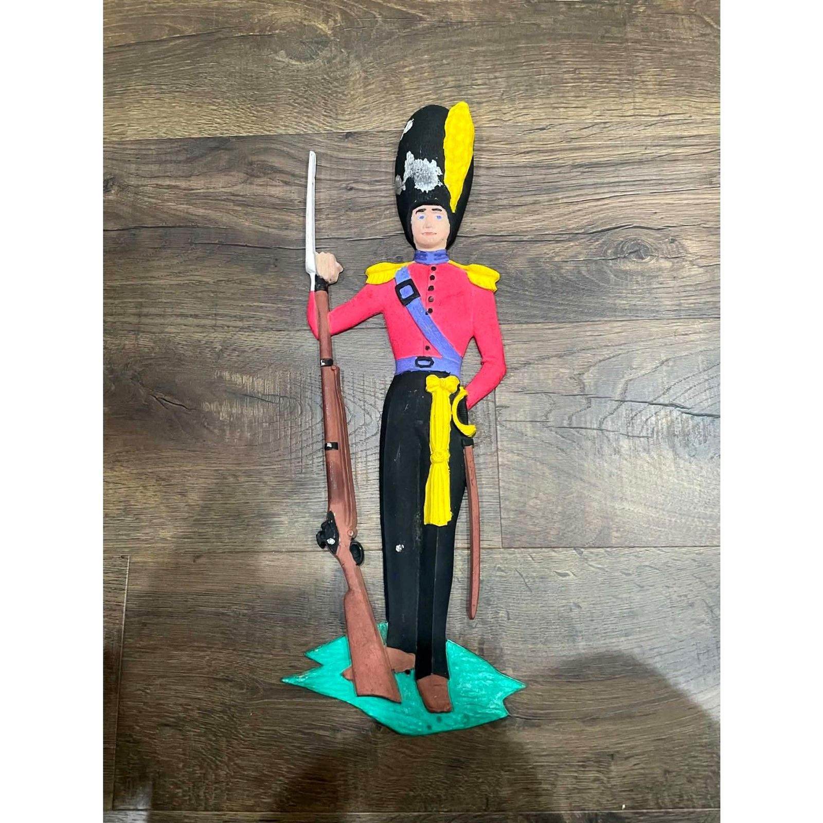 Vintage Sexton Cast Metal Toy Soldier Wall Plaque 21 Vintage Sexton Cast Metal Toy Soldier Wall Plaque 21