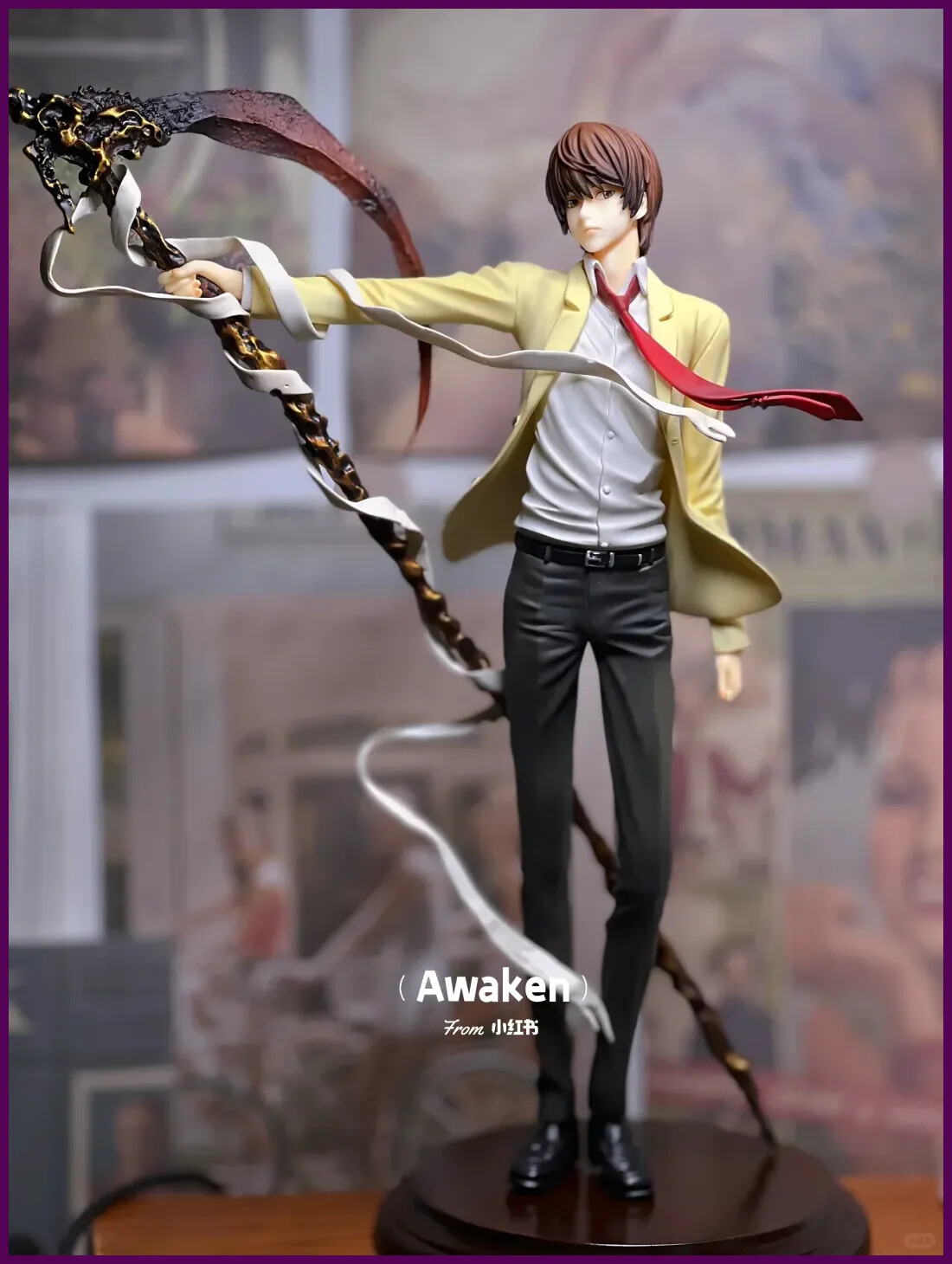 26cm Death Note Anime Yagami Light Action Figure Statue Figurines Pvc Collection
