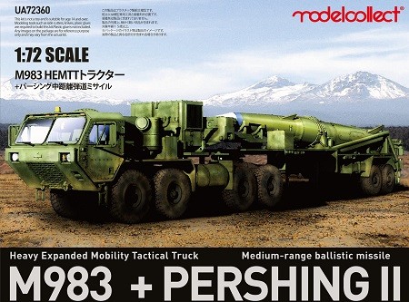 U.S. M983 Hemtt Tractor w/Pershing 1:72