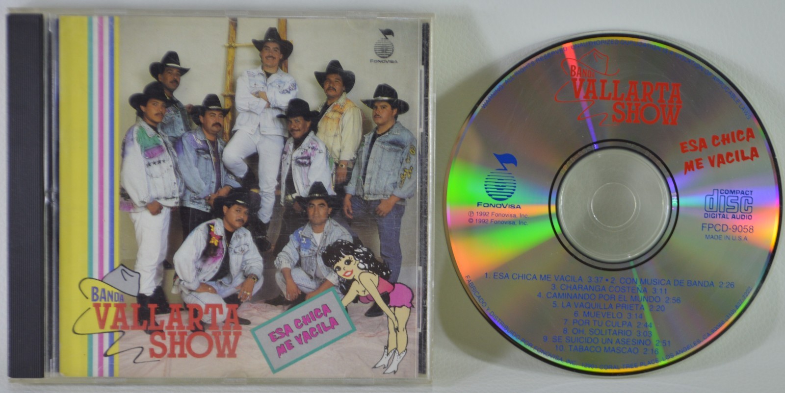 Esa Chica Me Vacila by Banda Vallarta CD 1992 Vintage Rare Escaso Esa Chica Me Vacila by Banda Vallarta CD 1992 Vintage Rare Escaso