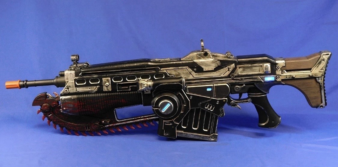 PDP Gears Of War 4 Custom Lancer Replica 1:1 Electronic 2016 Xbox Microsoft