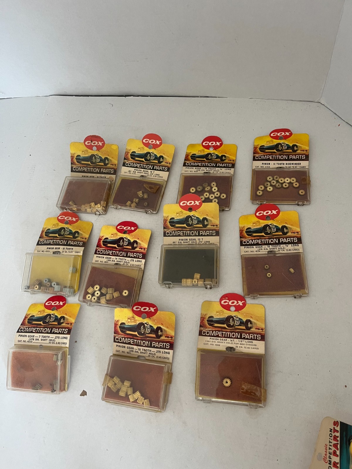 COX Competition Pinion Gear Misc. Lot 4023 4019 4036 4022 4066 4021 4170 4034 +