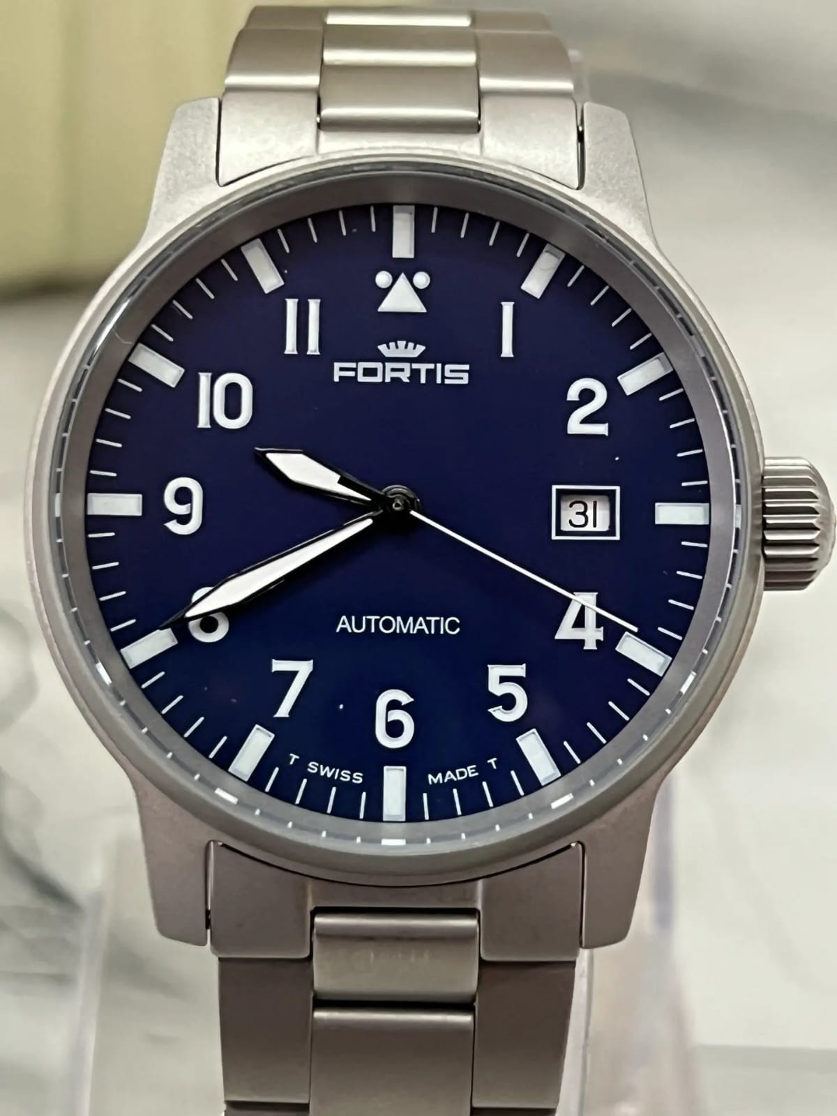 Fortis Flieger Automatic Men s Watch Blue Dial Swiss Made Pilot Watch Fortis Flieger Automatic Men s Watch Blue Dial Swiss Made Pilot Watch