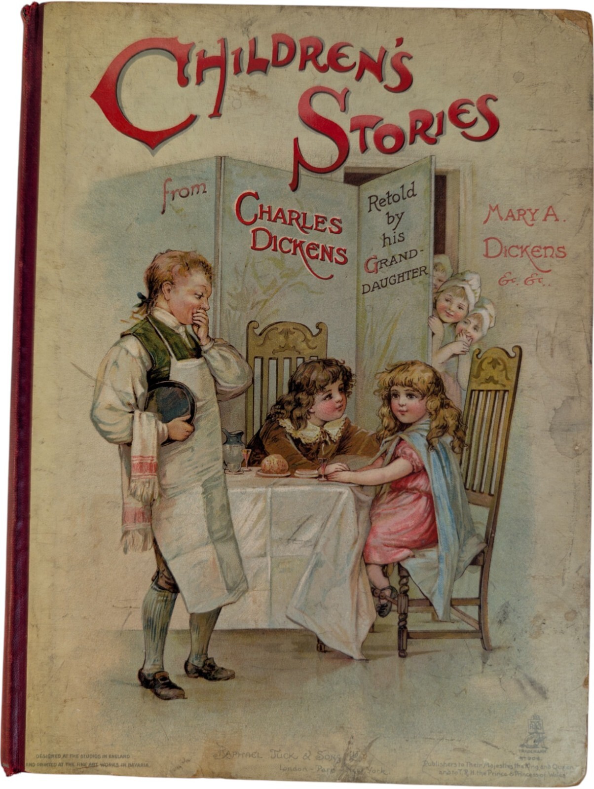 c. 1911 Children\'s Stories Mary Dickens Raphael Tuck Ed Frances Brundage Illus