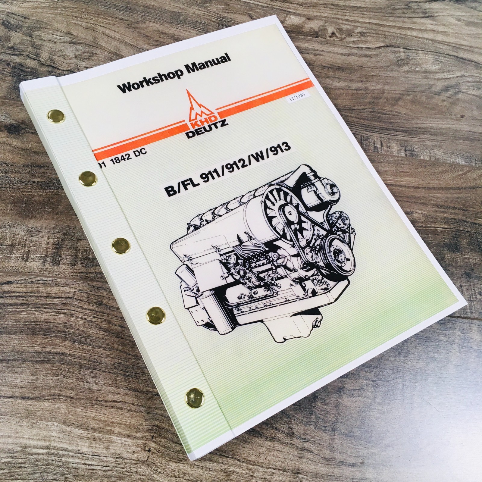 Deutz F2L912 F2L912W F3L912 Diesel Engine Service Repair Workshop Manual Shop