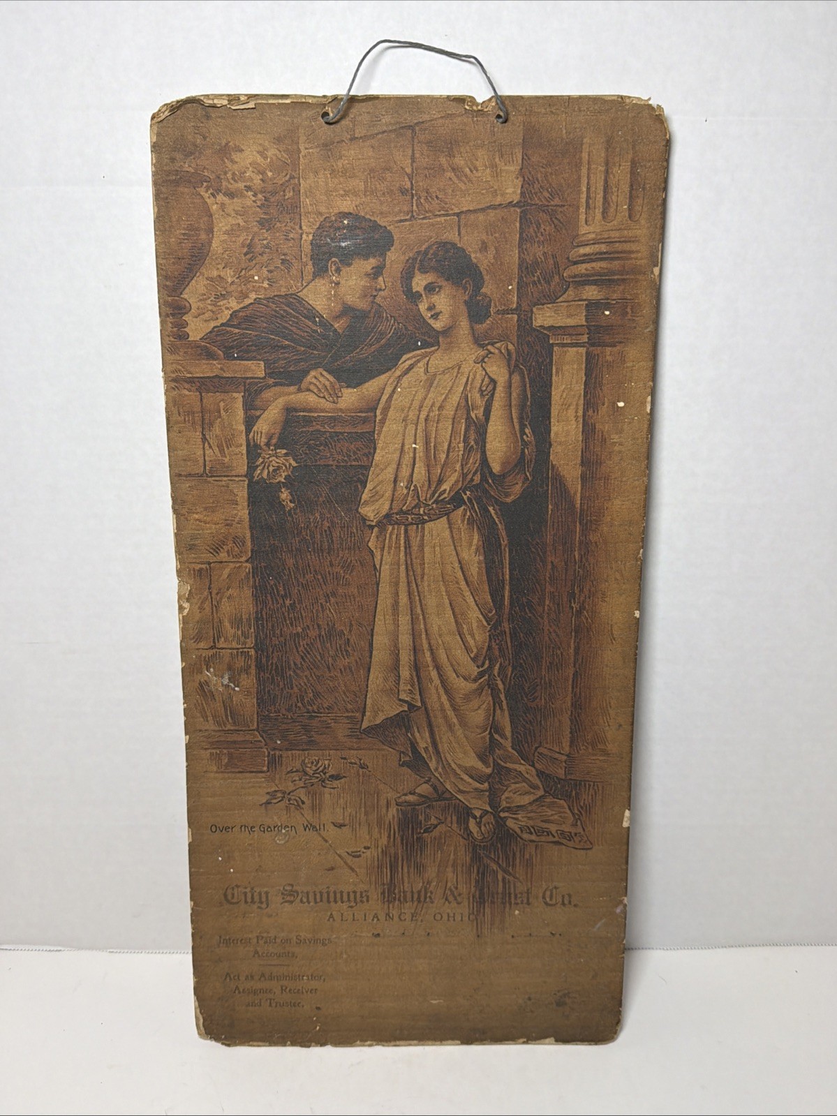 VTG City Savings Bank & Trust Co Alliance, Ohio Art Board Over The Garden Wall?